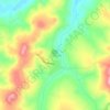 Топографическая карта Sousânia, высота, рельеф