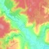 Топографическая карта Соболевская, высота, рельеф