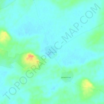 Топографическая карта Asrasar, высота, рельеф