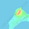 Топографическая карта Punta Mita, высота, рельеф