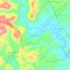 Топографическая карта Cabadiangan, высота, рельеф