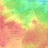 Топографическая карта Leulitz, высота, рельеф