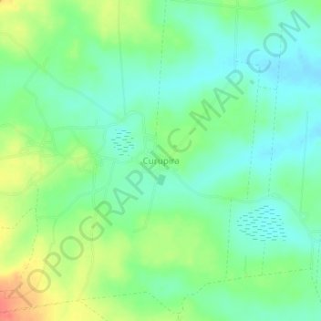 Топографическая карта Curupira, высота, рельеф