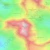 Топографическая карта Waze, высота, рельеф