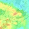 Топографическая карта Poppentin, высота, рельеф