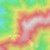 Топографическая карта 加加森山, высота, рельеф