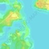 Топографическая карта Слобода, высота, рельеф