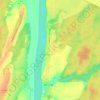 Топографическая карта Маслено, высота, рельеф
