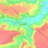 Топографическая карта Барахты, высота, рельеф