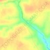 Топографическая карта Тарасово, высота, рельеф