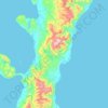 Топографическая карта Malay Archipelago, высота, рельеф