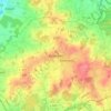 Топографическая карта Rosendahl, высота, рельеф
