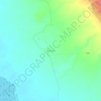 Топографическая карта Dholavira, высота, рельеф