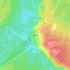 Топографическая карта Ежово, высота, рельеф