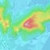 Топографическая карта Чалыш, высота, рельеф