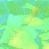 Топографическая карта Волошки, высота, рельеф