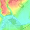 Топографическая карта Ботавина, высота, рельеф