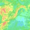 Топографическая карта Нестерово, высота, рельеф