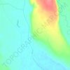 Топографическая карта Усть-Таскан, высота, рельеф
