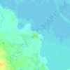 Топографическая карта Слудицы, высота, рельеф