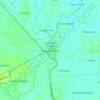 Топографическая карта Tanjung Pura, высота, рельеф
