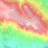 Топографическая карта Вид с Тепе-Оба, высота, рельеф