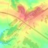 Топографическая карта Песчаный Умет, высота, рельеф