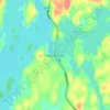 Топографическая карта Nestor Falls, высота, рельеф