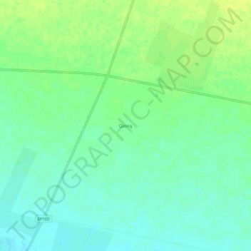 Топографическая карта Кизирик, высота, рельеф