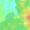 Топографическая карта Голубево, высота, рельеф