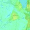 Топографическая карта Прибрежное, высота, рельеф