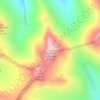 Топографическая карта Vandever Mountain, высота, рельеф