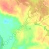 Топографическая карта Гута-Корецкая, высота, рельеф