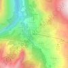 Топографическая карта Caseblanche, высота, рельеф
