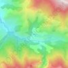 Топографическая карта Calla, высота, рельеф