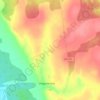 Топографическая карта Ямок, высота, рельеф