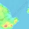 Топографическая карта Balcary Bay, высота, рельеф