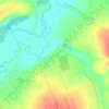 Топографическая карта Канищево, высота, рельеф