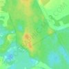 Топографическая карта Болото Круглое, высота, рельеф