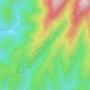 Топографическая карта урочище Саркисово, высота, рельеф