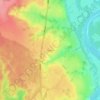Топографическая карта Пажга, высота, рельеф