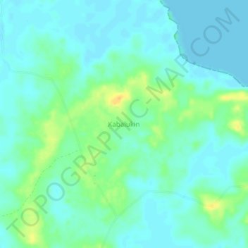 Топографическая карта Kabalukin, высота, рельеф