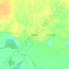 Топографическая карта Мрин, высота, рельеф