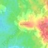 Топографическая карта Верхораменье, высота, рельеф