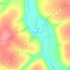 Топографическая карта Косая Губа, высота, рельеф