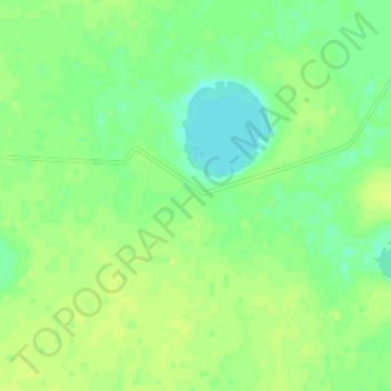 Топографическая карта Суриковка, высота, рельеф