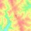 Топографическая карта Knoxville, высота, рельеф
