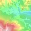 Топографическая карта Чешме, высота, рельеф