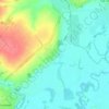 Топографическая карта Большие Дюртили, высота, рельеф