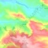 Топографическая карта Бачев, высота, рельеф